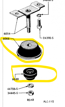 Mount, Transmission with Rebound- NEW